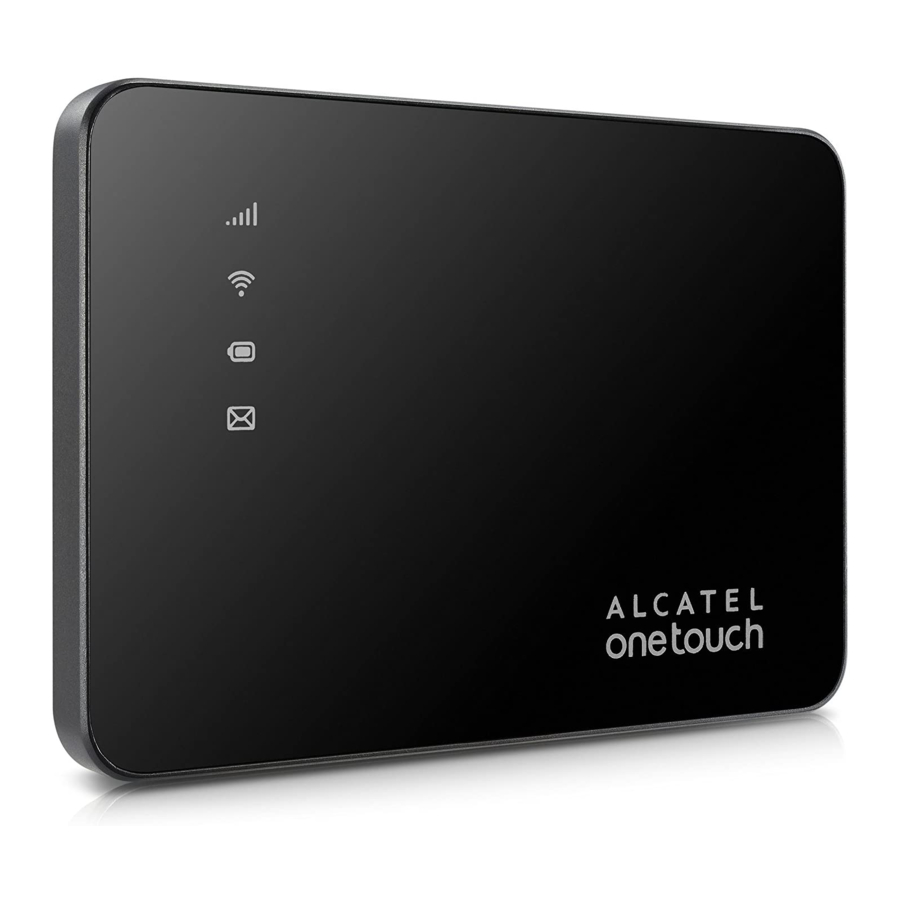 Alcatel One Touch Link 4G Y858 Quick Start Guide