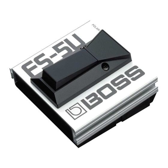 Boss FS-5U User Manual