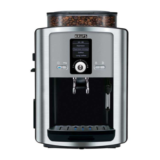 Krups ESPRESSERIA AUTOMATIC EA8025PN Manual