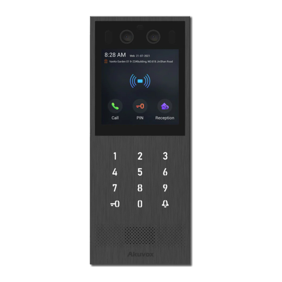 Akuvox X912 Quick Manual