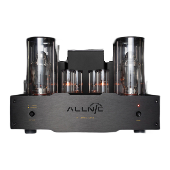 ALLNIC AUDIO A-2000 MK3 Owner's Manual