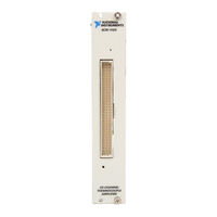 National Instruments SCXI SCXI-1102 User Manual