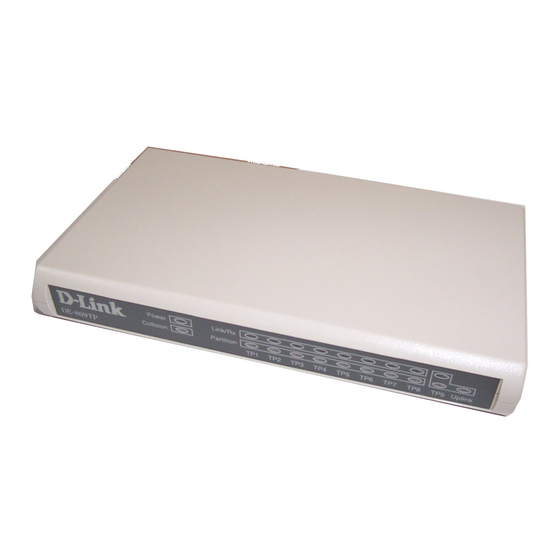 D-Link 809TC - Hub - EN Ethernet Mini Manuals