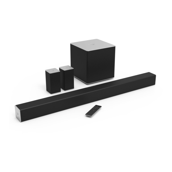 Vizio SB4051-C0 Quick Start Manual