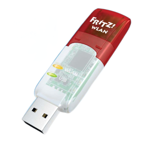 AVM Fritz!Wlan Installation And Operation Manual