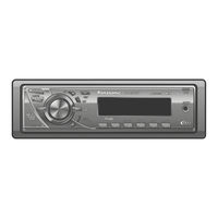 Panasonic CQC5405U - AUTO RADIO/CD DECK-MULTI LANG Operating Instructions Manual