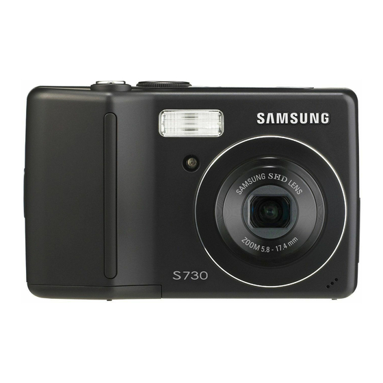 Samsung S730 - Digital Camera - Compact Manuals