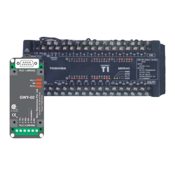 Toshiba T1-40 PLC Specification