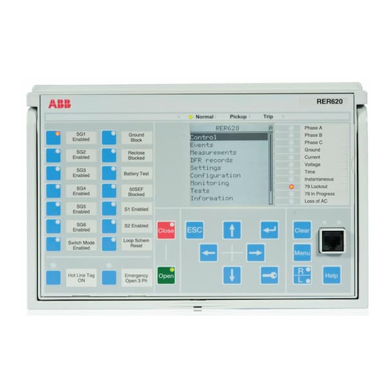 ABB Relion 620 Series Manual