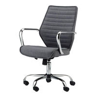 Simpli Home Wyndenhall Brooklyn + Max SWIVEL OFFICE CHAIR AXCOCHR-12 Assembly Instructions Manual