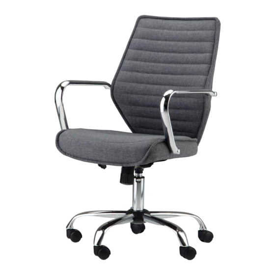 Simpli Home Wyndenhall Brooklyn + Max SWIVEL OFFICE CHAIR AXCOCHR-12 Assembly Instructions Manual