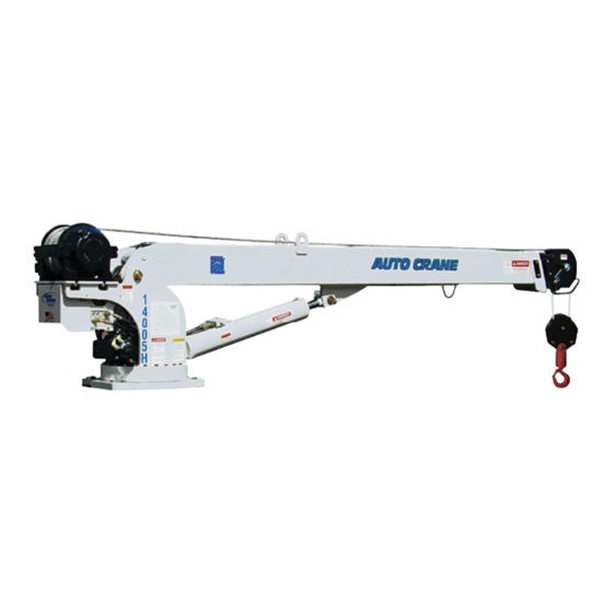 Auto Crane 14005H Owner's Manual