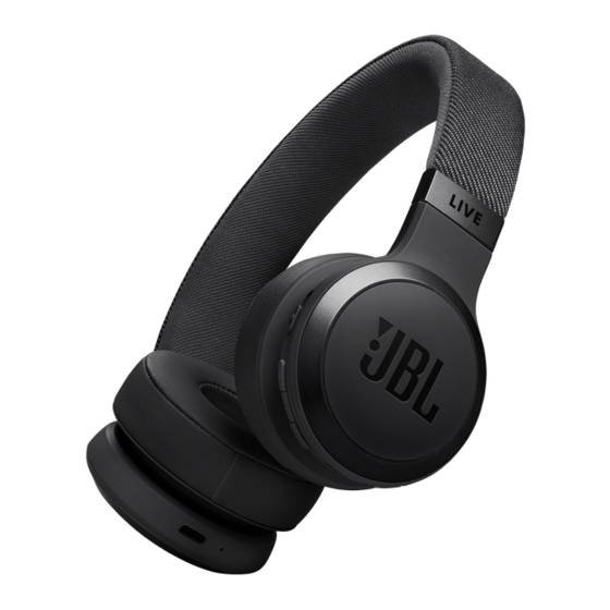 Harman JBL LIVE 670NC Quick Start Manual