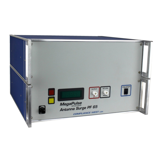Compliance West MegaPulse Antenna Surge PF 65 Instruction Manual