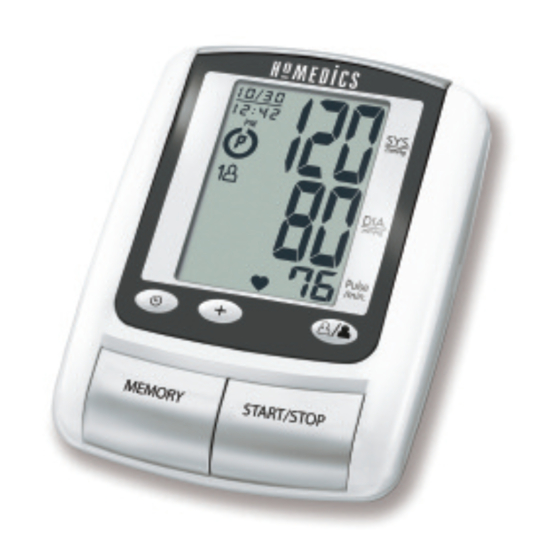 HoMedics BPA-060-DDM Manual
