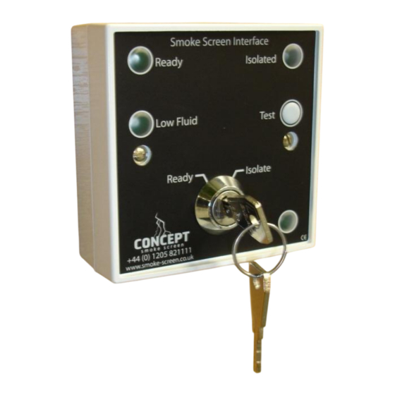 Concept Smoke Screen SSI Installer's Manual