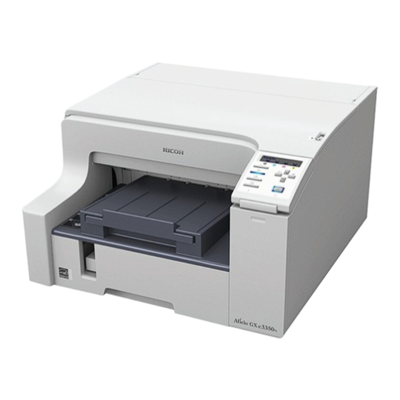 Ricoh  GX e3300N Installation Manual