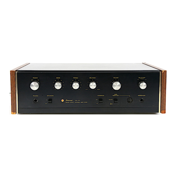 Sansui AU-101 Operating Instructions & Service Manual