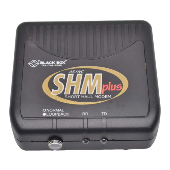 Black Box ME800A Plus Instruction Manual