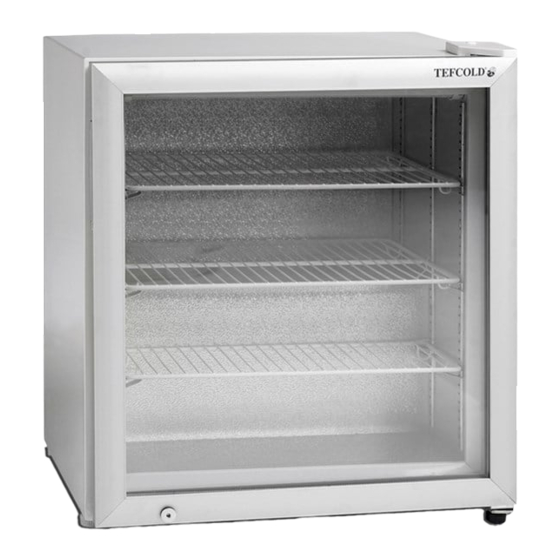 User Manuals: Tefcold UF50G Tabletop Freezer