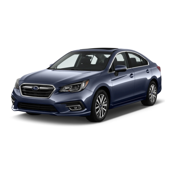 Subaru Legacy2018 Owner's Manual
