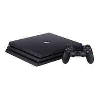Sony PS4 Pro CUH-7216B Safety Manual