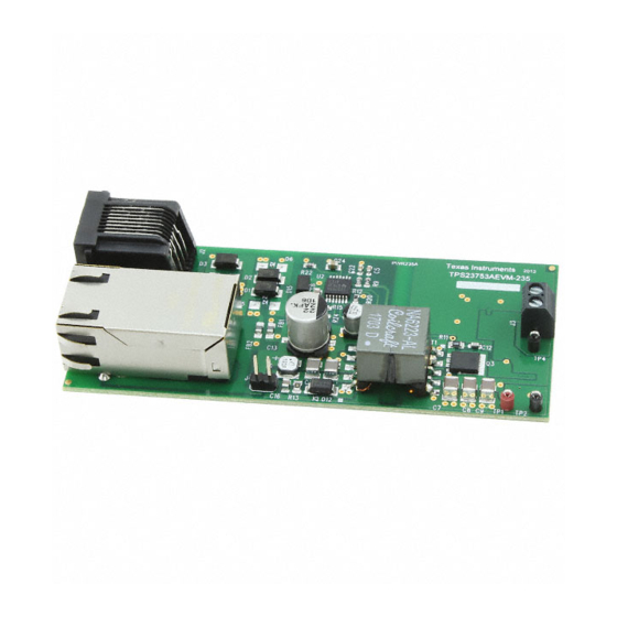 Texas Instruments TPS23753AEVM-235 Manuals