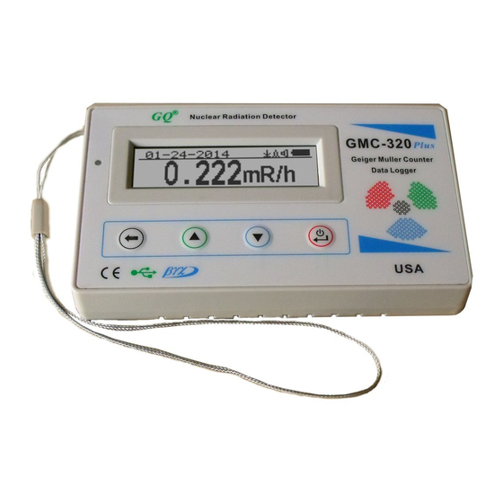 GQ Electronics GMC-320 Plus User Manual