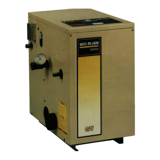 Weil-McLain GOLD GV 3 Series Manual