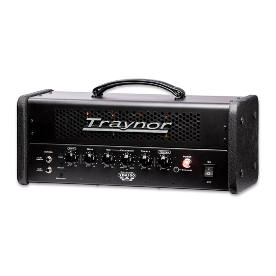 Traynor YBA100 Owner's Manual
