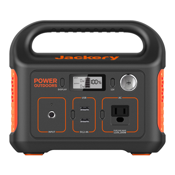 Jackery Explorer 290 User Manual