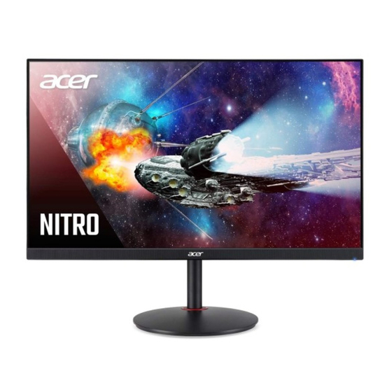 Acer Nitro XV272UV3bmiiprx User Manual