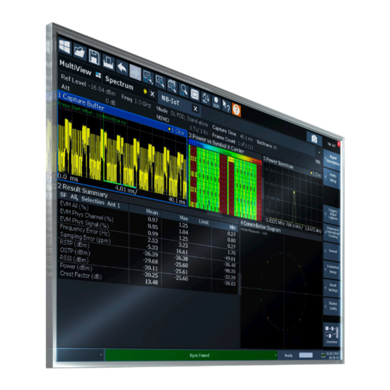 Rohde & Schwarz R&S FSW-K106 Analyzer Manuals