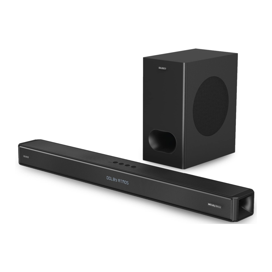 MAJORITY Sierra Plus - Soundbar Manual