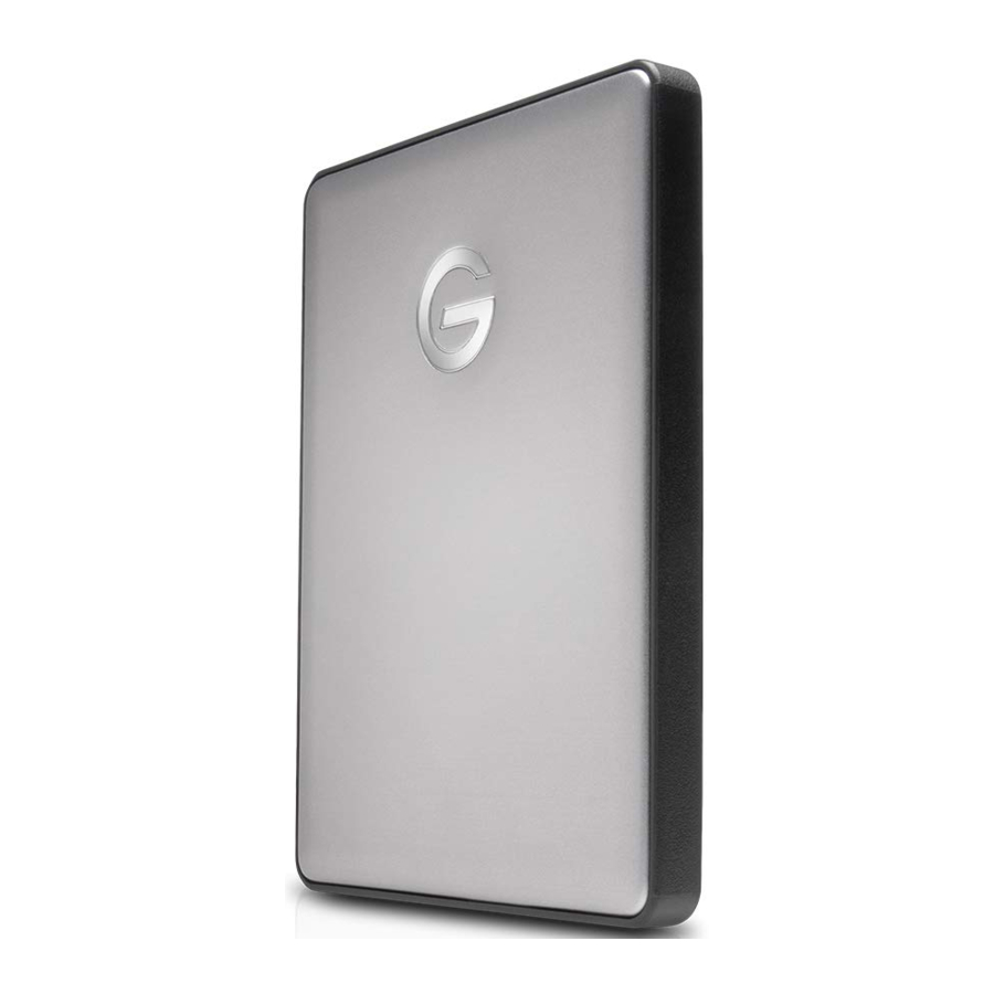 G-Technology G-Drive Manual