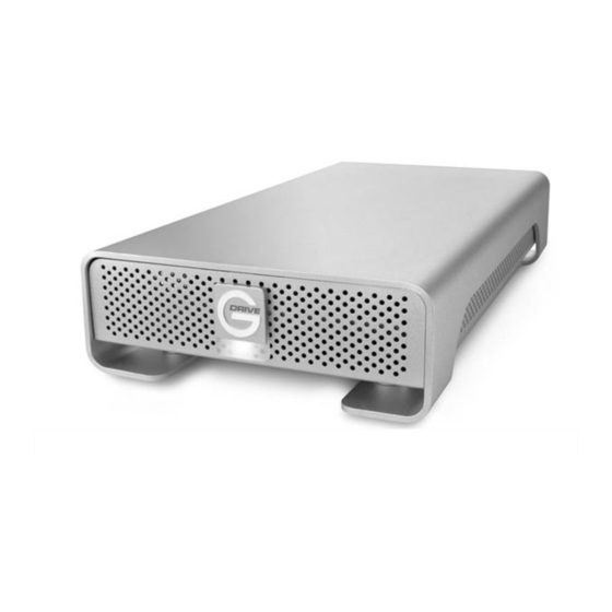 G-Technology G DRIVE Product Manual