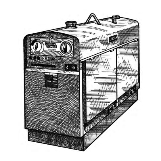 Lincoln Electric SAE -500 Operator's Manual