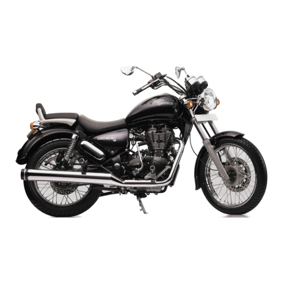 Royal Enfield Thunderbird 500 Owner's Manual