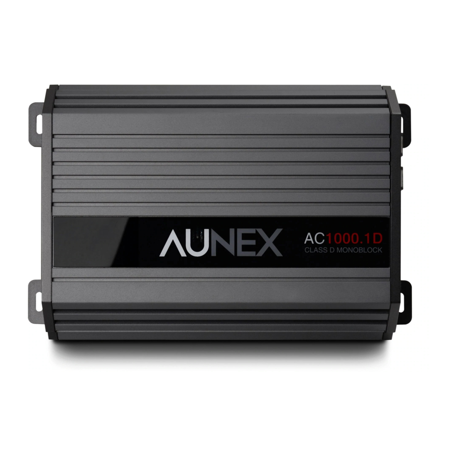 Aunex AC Series Installation And Operation Manual