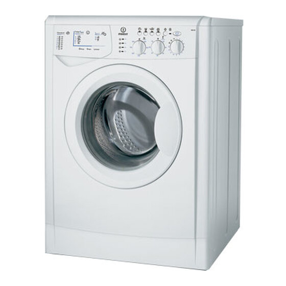 Indesit WIL 145 X Instructions For Use Manual