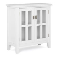 Simplihome brooklyn+max WyndenHall AXCART14-WH Manual