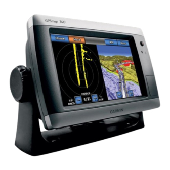Garmin GPSMAP 740 Quick Reference Manual