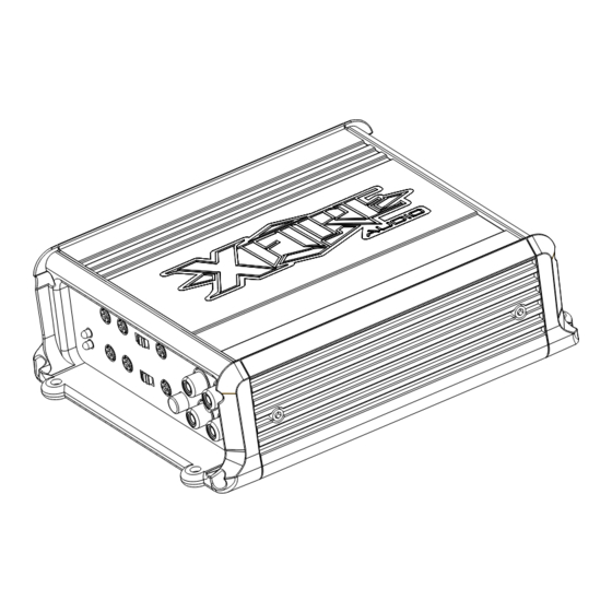 XFIRE AUDIO E-4004D Owner's Manual