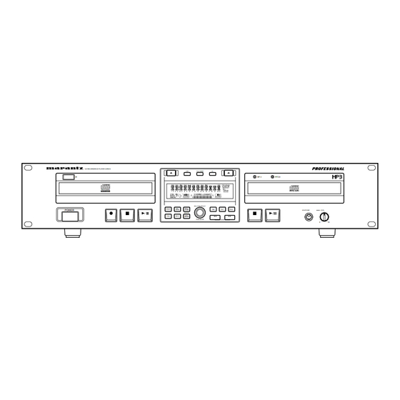 Marantz CDR510/F1B Manuals