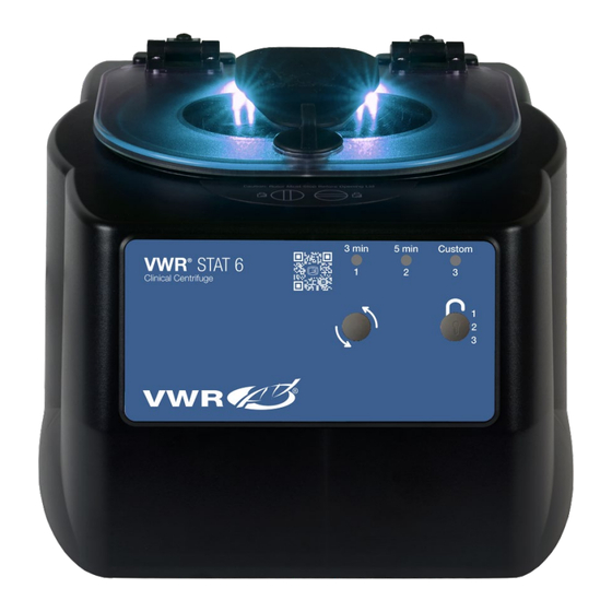 VWR STAT 6 Operator's Manual