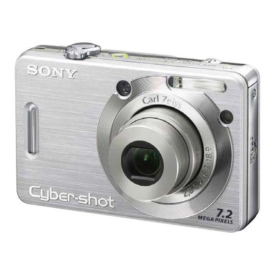 Sony DSC W55 - Cyber-shot Digital Camera Service Manual