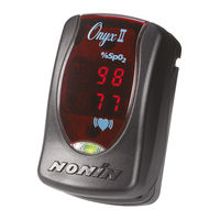 Nonin Onyx II 9550 Directions For Use