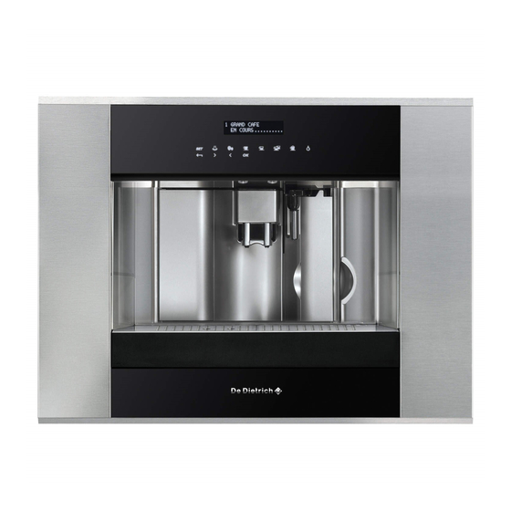 DeDietrich DED1140X User Manual
