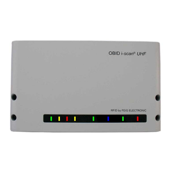 FEIG OBID i-scan Installation Manual