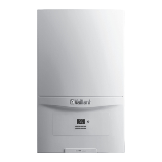 Vaillant ecoTEC sustain 24 Installation And Maintenance Instructions Manual